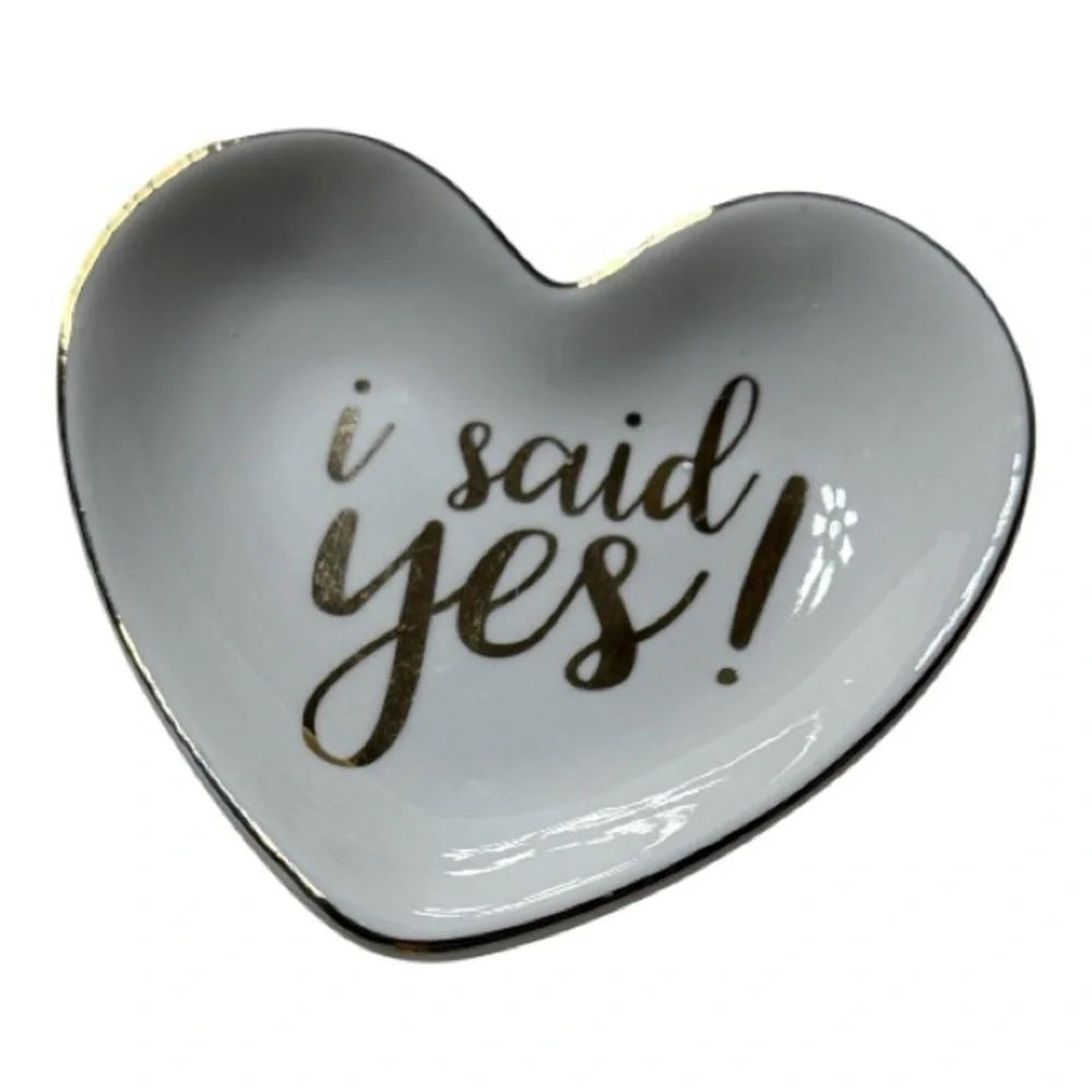 The Knot Wedding Ideas Books and Heart Dish